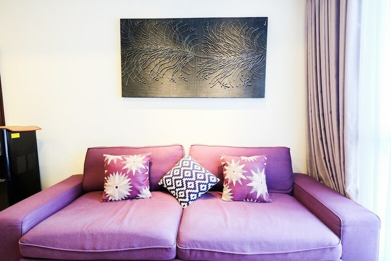 1br Apartment With Big Sofa Bed At Casa Grande Residence