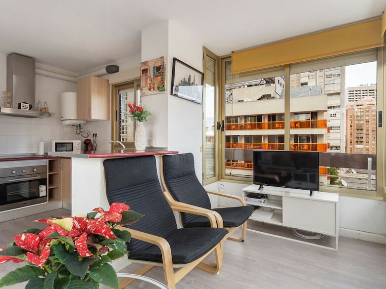 Modern Apartment In Benidorm With Shared Swimming Pool