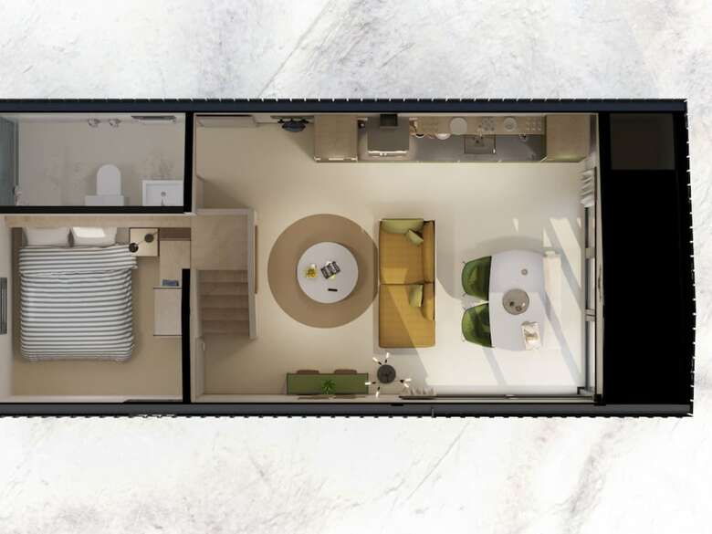 Trendy Lodge With Dishwasher, 100 M. From The Sea