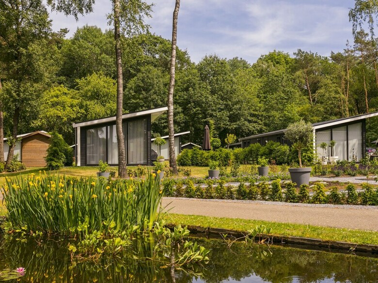 Modern Designed Chalet With A Smart Tv, Next To The Forest