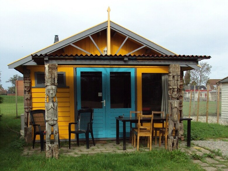 Comfy Chalet With A Microwave, Near The Wadden Sea