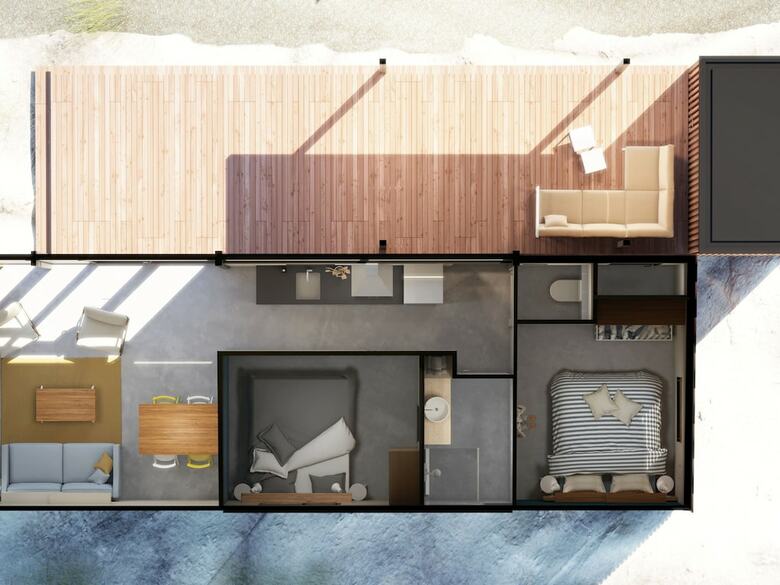 Comfy Lodge With Combi-microwave, Near The Beach