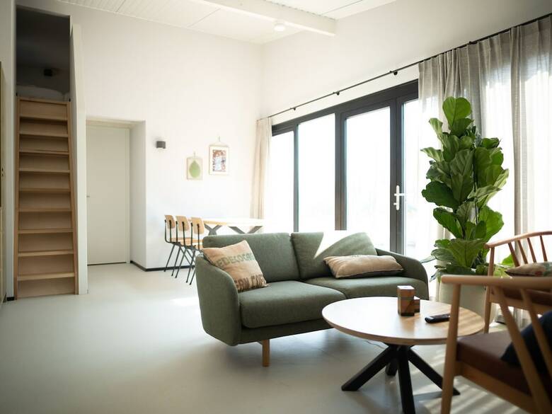 Modern Lodge With Dishwasher, 100 M From The Beach
