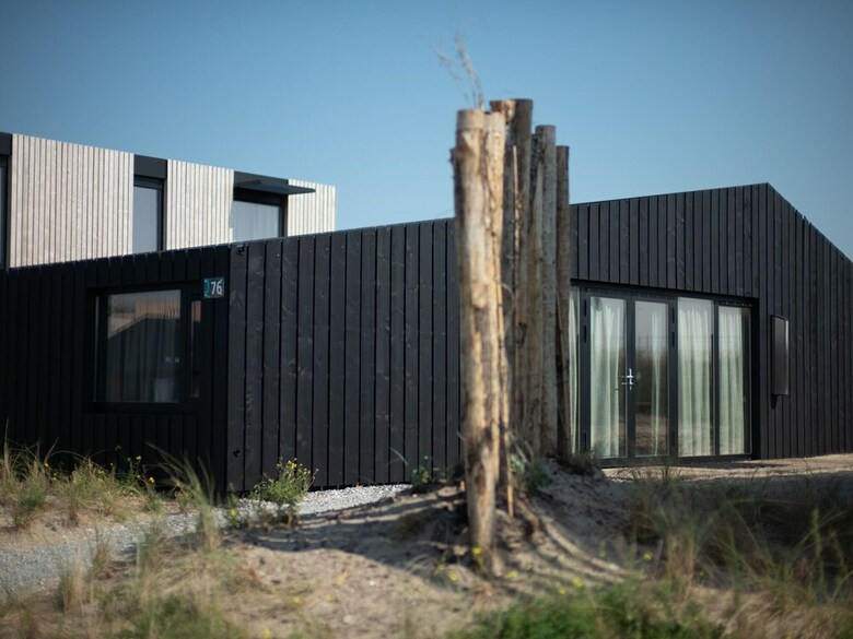Modern Lodge With Dishwasher, 100 M From The Beach