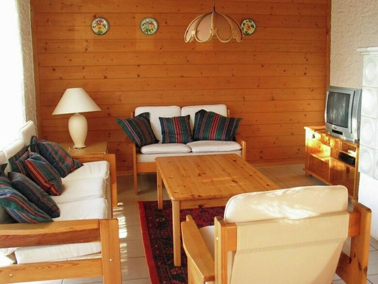 Quaint Chalet With Garden, Terrace, Fireplace,play Equipment