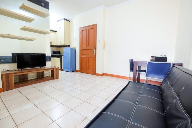 2br Apartment Gading Mediterania Residence With Android Tv