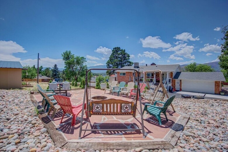 Garden-level Perfect Hot Tub Fire Pit & More!