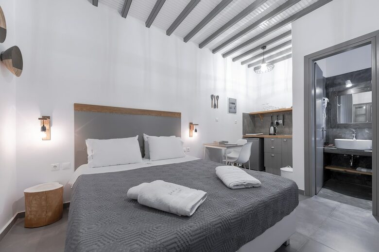 Aparthotel White And Grey