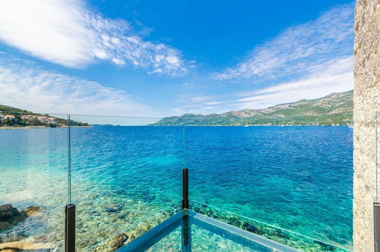 Beachfront Villa Gabriela With Pool