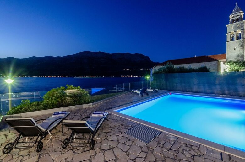 Beachfront Villa Gabriela With Pool