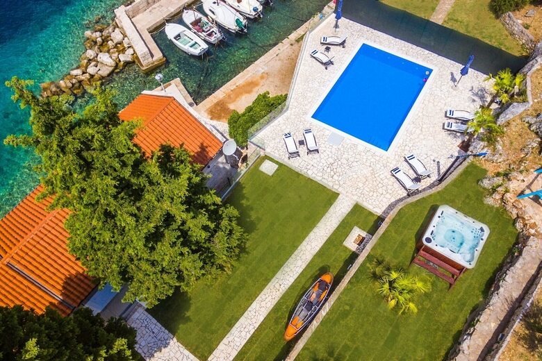 Beachfront Villa Gabriela With Pool