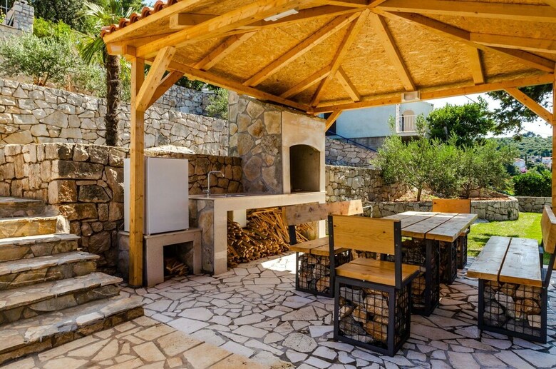Beachfront Villa Gabriela With Pool