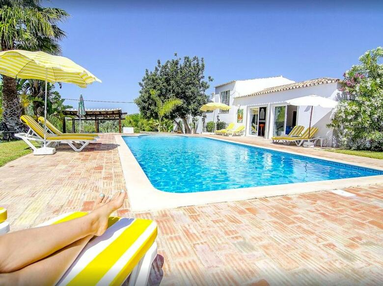 Villa With 6 Bedrooms In Loul�, With Wonderful Sea View And Private Pool - 12 Km From The Beach