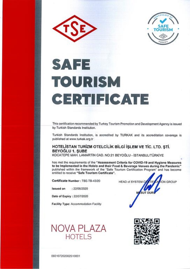 Hotel Nova Plaza Taksim Square