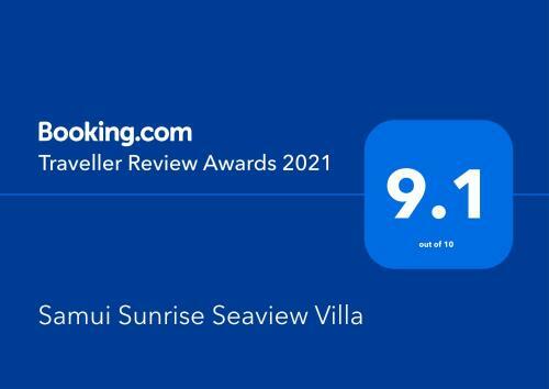 Samui Sunrise Seaview Villa