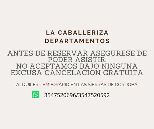 Apartamento La Caballeriza Departamentos Alta Gracia