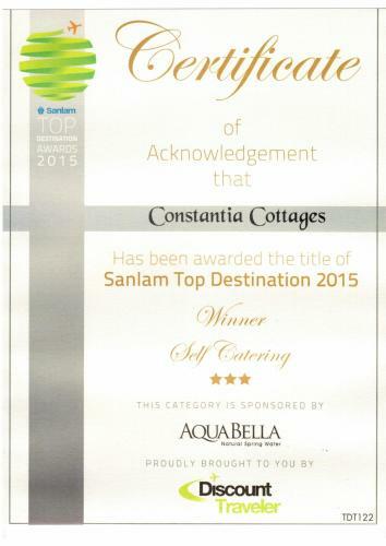 Bed & Breakfast Constantia Cottages