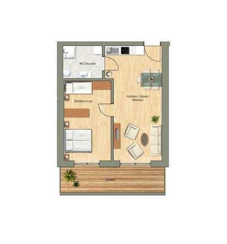 Apartamento H�lderle Dam�ls