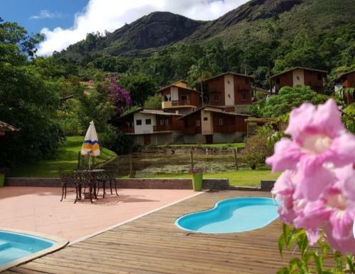 Posada Flat Com Caf� Da Manh� Em Pedra Azul