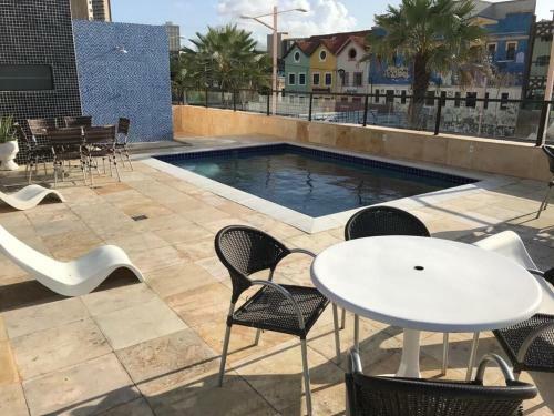 Apartamento Tabajara Flat - Ap 507 - Vista Lateral Mar