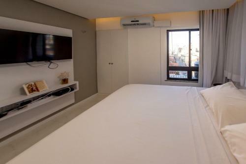 Apartamento Tabajara Flat - Ap 507 - Vista Lateral Mar