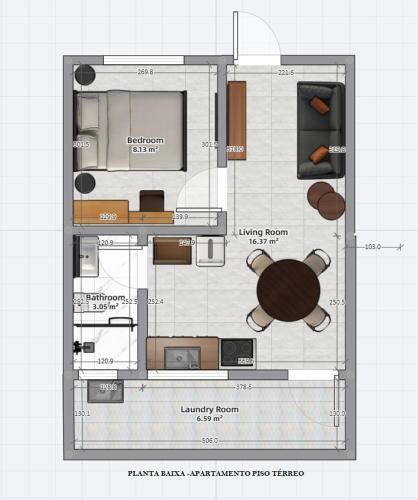 Apartamento Calamar Flats Paraty