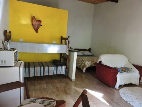 Hostal Quarto Amplo Vermelho