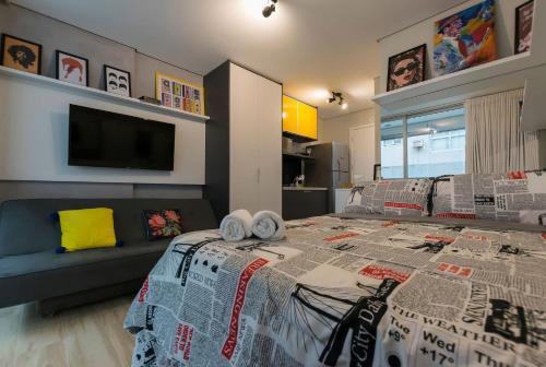Apartamento Ap 5 Estrelas Prox Frei Caneca/augusta/hosp Sirio Libanes Cd 810