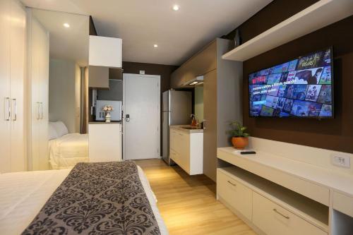 Apartamento Studio Augusta/freicaneca/s�rio Libanes Cd 304