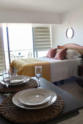 Apartamento Hermoso Studio Amplio Y Terraza E Insuperable Vista Servicio Hom