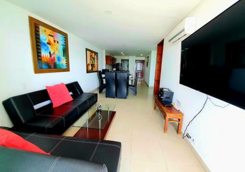 Apartamento Frente A La Playa El Laguito Bocagrande