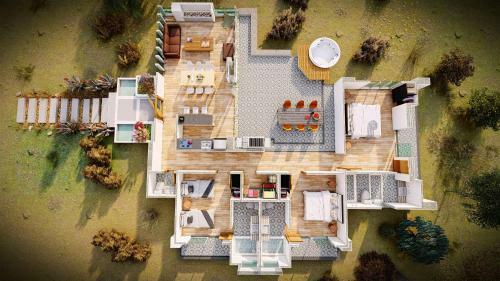 Terrojo - Villa de Lujo Jacuzzi 3 Habitaciones Con Ba�o Privado