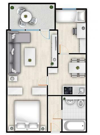Apartamento Berolina Wohnung 101