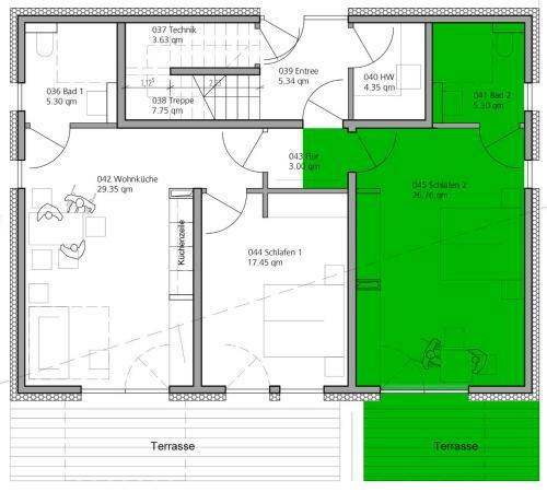 Apartamento Sonnenscheinhaus Wohnung 1