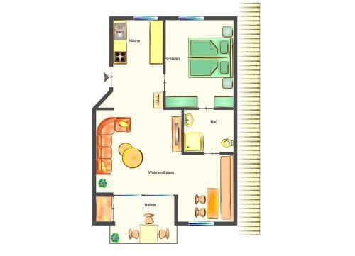 Apartamento Ferienanlage Seeblick Unterdeck