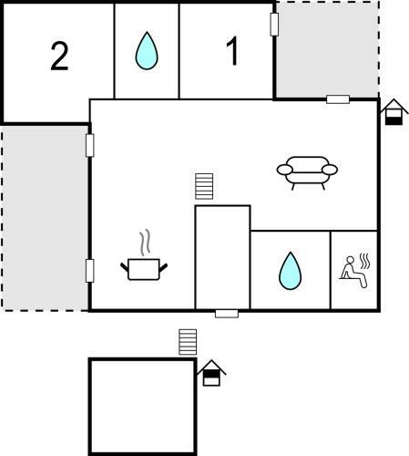 Awesome Home In Lembruch/d�mmer See W/ Sauna And 2 Bedrooms