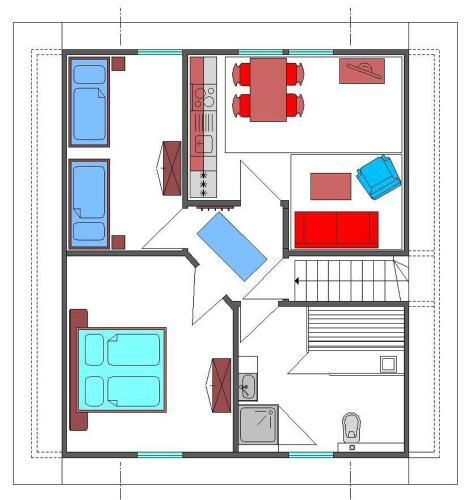 Apartamento Birkmaase 3 Muschelblau Og