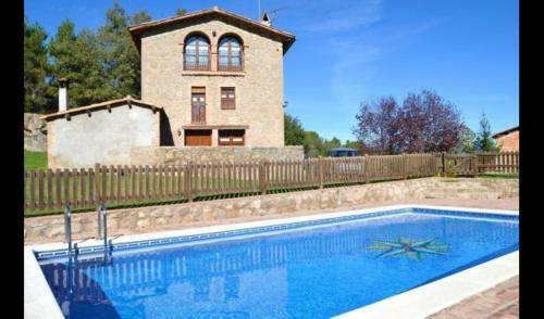 Villa In Casserres Sleeps 15 With Pool