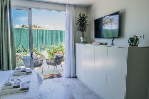 Palm Tree By Villa Soleros Apartment In Maspalomas