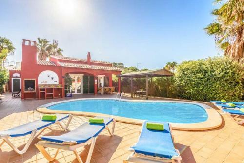Cala En Porter Villa Sleeps 6 With Pool Air Con And Wifi