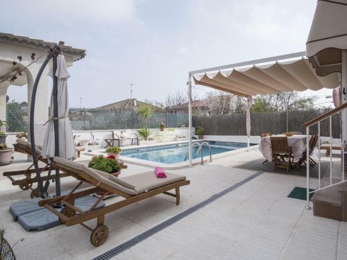 Elegant Apartment In Calafell With Swimming Pool