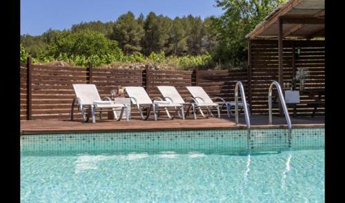 Villa In L'arbocar de Baix Sleeps 7 With Pool