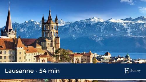 Apartamento Homey - Studio Bambou Serenite - Hyper Centre - Aux Portes de Geneve