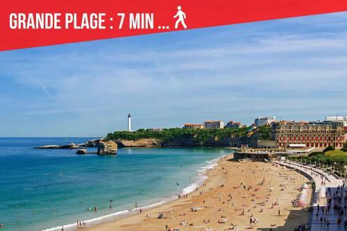 Apartamento Oc�ane Plage Cote Des Basques Par Ascenseur Parking