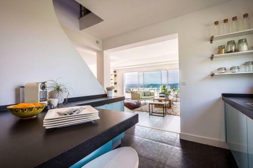 Panorama Keyweek Mountain View Villa Fireplace Pool And Sauna In Bidart