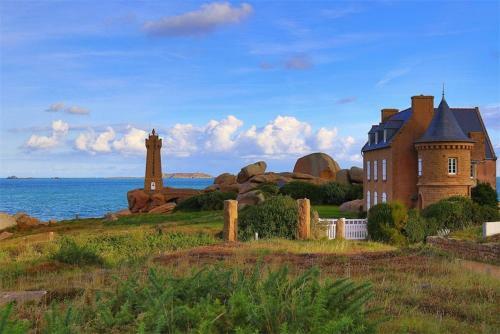 Villa Maison Vue Mer 3 �toiles Avec Wifi � Ploumanac'h - Ref 329