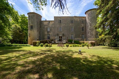 Plaigne Chateau Sleeps 28 Pool Wifi
