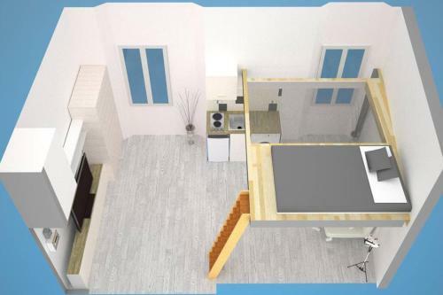 Apartamento Gregbnb - Filet Suspendu ! - Climatis� - Wifi -15min Gare