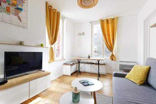 Apartamento Le Villers-cosy Hyper Centre-wifi-50m Plage !!