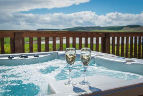 Barn Lodge With Hot Tub Near Cupar Fife